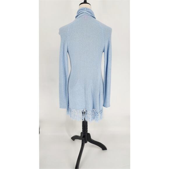 Lilly Pulitzer Tatum Fringe Cardigan – Blue – Size Xs – Preppy Chic - Picture 4 of 8